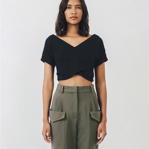 NWT Rachel Comey Bash top in army green - Picture 12 of 12